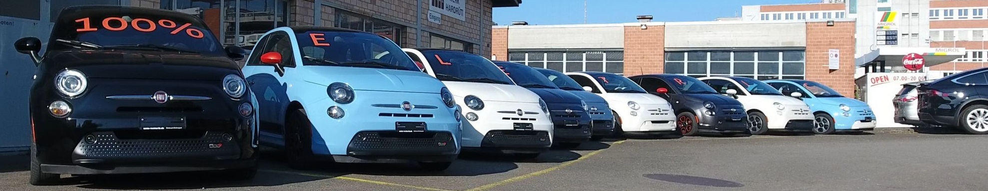 Fiat 500e Elektro Auto Abo Flatrate